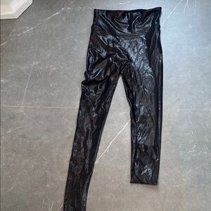 SPANX Glossy Black Kids Leggings